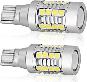 TORIBIO T16 LED バックランプ 爆光 4000ルーメン/2個 無極性 DC10-30V 28SMD 3030 LED