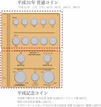 テージー コインホルダー 平成コインアルバム スペア台紙 B5 C-38S1F_画像2