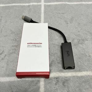 USB C 有線LANアダプター USB3.0 Giga Switch/MacOS/Windows/Chrome OS/Linux対応 1000Mbps高速 uniaccessories USB-C to RJ45 タイプC の画像1