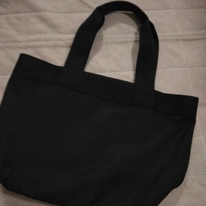  Uniqlo nylon bag tote bag bla upper part 45cm bottom 29.5×15cm fastener attaching 