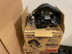 マキタ 125mm 18V 充電式マルノコ HS474DZB (黒) [本体のみ] 鮫肌チップソー付 