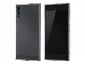 Xperia XZ ハードケース クリア ハイブリッドカバー 硬度2H ストラップホール シンプル おしゃれ 保護 イングレム RT-RXPXZCC2-C