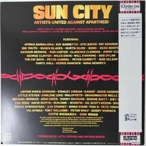 34257★美盤 ARTISTS UNITED & AGAINST APARTHEID/SUN CITY ※帯付き_画像2