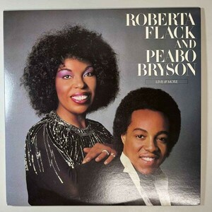 42827★美盤【日本盤】 Roberta Flack / ROBERTA FLACK AND PEABO BRYSON LIVE & MORE ・２枚組