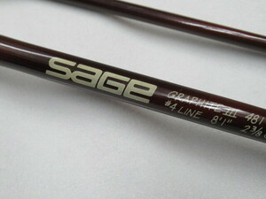 SAGE　GRAPHITE　Ⅲ　481　LL　＃4　LINE　8'1''　2　3/8OZ　フライロッド　ジャンク