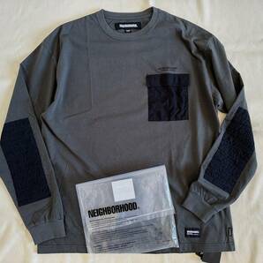 24SS XLサイズ チャコール DESIGN CREWNECK LS  241UWNH-CSM04 ネイバーフッド NEIGHBORHOOD の画像2