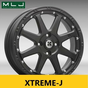 オフ系 新品4本 MLJ XTREME-J 4.5J×14in IS43 PCD100 ジオランダー X-AT 155/65R14 デリカミニ ファンクロス スペーシアベース