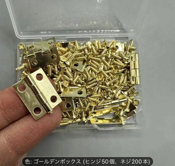 50個のヒンジ+200本のネジ(新品)