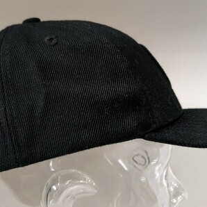 送料無料STONE ISLAND国内正規品ストーンアイランドまずまずの良品ロゴ刺繍キャップ売切り帽子サイズ フリー格安ブラック黒の画像5