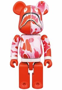 新品未開封 超合金 BE@RBRICK BAPE(R) ABC CAMO SHARK PINK ベアブリ ベアブリック