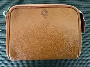  beautiful goods RalphLauren second bag clutch bag tea color unused A-070