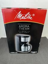 Melitta コーヒーメーカー アロマサーモ 10カップ JCM-1031/B 説明書付き　A-005_画像1