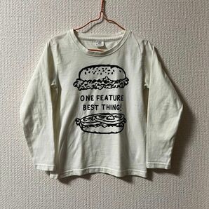 デビロック　ロングTシャツ　長袖　ホワイト　白　120cm キッズ