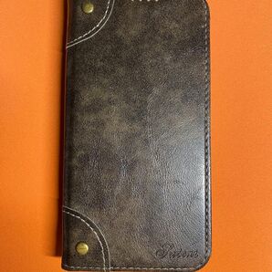 【iPhone11】ケース手帳型　本革 財布型　ブラウン