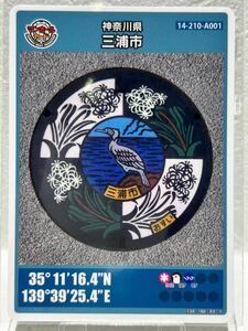  manhole card * Kanagawa prefecture three . city * no. 14.