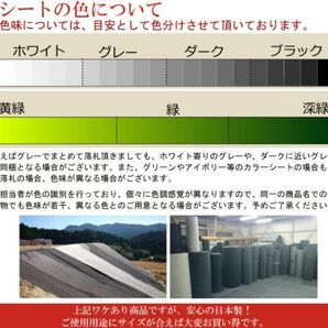 （硬③深緑×ダーク 100ｃｍ×9ｍ）超厚手 雑草防止 Ban-now 万能 防根 防草シート グリーン系 ロールの画像4