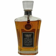 【 送料無料 】 サントリー SUNTORY ウイスキー WHISKY クレスト CREST AGED 12 YEARS 12年 700ml 43％ お酒 古酒 洋酒 未開栓 ウィスキー_画像2