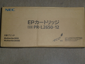 【正規品 新品未使用】NEC EPカートリッジ PR-L2650-12