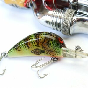 Heddon Deep Hedd Hunter ナチュラルプリント / ABU 道楽 ZEAL BALSA50 ハトリーズ FENWICK ザウルス UMCO 世代のレトロアングラーにの画像5