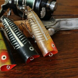 HEDDON CHUGGER SPOOK ルアーセット オールドヘドン 検 道楽 ハトリーズ BALSA50 ZEAL ザウルス ABU FENWICK UMCO 等 昭和世代の釣人にの画像9