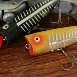 HEDDON CHUGGER SPOOK ルアーセット オールドヘドン 検 道楽 ハトリーズ BALSA50 ZEAL ザウルス ABU FENWICK UMCO 等 昭和世代の釣人にの画像4