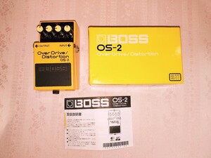 Boss Os-2 Over Drive Distotion Effertor Overdrive искажение