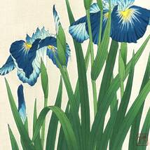 真作保証　河原崎奨堂 木版画 　#3 花菖蒲　 Iris 　花版画　　初版昭和中期～ 京都らしい花版画の美をご自宅でお楽しみください。_画像10