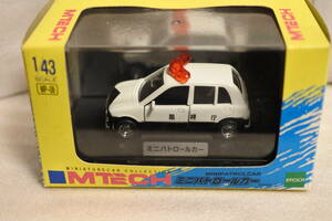 1/43 M Tec Subaru Vivio Bistro Mini patrol car unused goods 