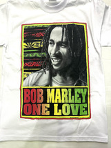 BI58)PRO TEAM ONE LOVE ボブマーリー BOB MARLEY プリント Tシャツ半袖/WHITE/LA/HIPHOP/XL/大きいサイズ_画像2