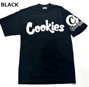 BI52)PRO TEAM Cookies プリント Tシャツ半袖/BLACK/LA/HIPHOP/L/大きいサイズ