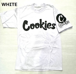 BI52)PRO TEAM Cookies プリント Tシャツ半袖/WHITE/LA/HIPHOP/3XL/大きいサイズ