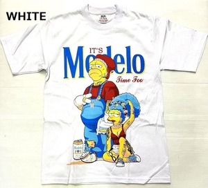 BI50)PRO TEAM It's Modelo Time Foo プリント Tシャツ半袖/WHITE/LA/HIPHOP/M/大きいサイズ