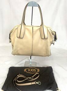  prompt decision! with logo storage bag attaching & shoulder belt attaching leather quality is considerably is good 1979 year establishment. TODS Tod's (TOD*S) man and woman use bag 