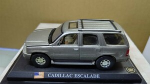 スケール 1/43 CADILLAC ESCALADE ！ アメリカ 世界の名車コレクション！ デル プラド カーコレクション！ 左右ミラー欠落