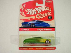 ☆A8956☆MATTEL HOTWHEELS Classics PURPLE PASSION #20 of 25　ホットウィール クラシック　パープルパッション