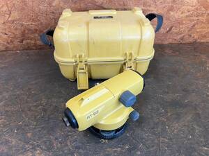 【4】9　オートレベル　トプコン　TOPCON　AT-B2　測量機　動作未確認　ジャンク品