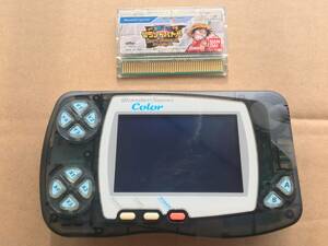 * prompt decision operation verification settled WonderSwan color body game soft set One-piece crystal black 