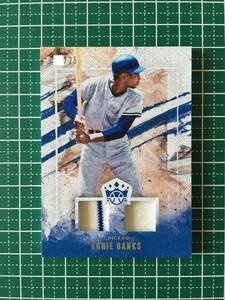 ★PANINI MLB 2019 DIAMOND KINGS BASEBALL DMS-EB ERNIE BANKS【CHICAGO CUBS】メモラビリアカード ジャージー 25枚限定 パラレル版 19★