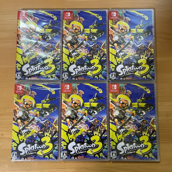 新品未開封 スプラトゥーン3 Nintendo Switch 6本