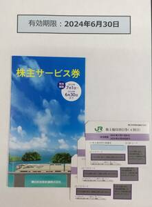 【送料無料】JR東日本株主優待割引券+株主サービス券冊子　有効期限:2024年6月30日