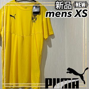 PUMAプーマサッカー BVB ウォームアップ 半袖Tシャツ メンズXS 新品