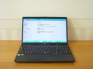 ◆LIFEBOOK AH53/C2 ◆Core i7/8550U 4GB 15.6FHD Blu-ray 無線 SSDなし ◆ジャンク