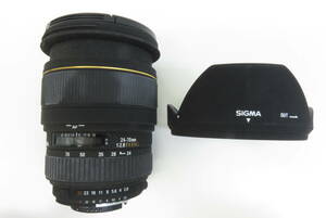16431 小604-203　レンズ　シグマ　24-70mm　1:2.8　EX DG　MACRO　Φ82　SIGMA　ズームレンズ　カメラレンズ　中古品　ヤ60