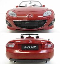 16421 上604-254　車　模型　MX-5　1:18　マツダ　MAZDA　一汽自汽售有限公司　赤 レッド　置物 インテリア　玩具　ヤ60_画像3