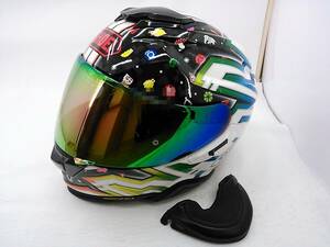 【送料無料】良品 受注限定 2021年製 SHOEI ショウエイ GT-Air2 LUCKY CHARMS ラッキーチャームズ Sサイズ ミラーシールド付 ヘルメット