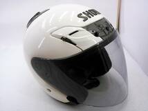 【送料無料】SHOEI ショウエイ J-FORCEⅢ J-FORCE3 Jフォース3 WHITE ホワイト XLサイズ ジェットヘルメット_画像6