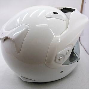 【送料無料】Arai アライ CTZ CT-Z GLASS WHITE グラスホワイト Mサイズ ジェットヘルメット 白バイの画像5