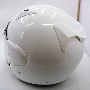 【送料無料】Arai アライ SZ-G SZG GLASS WHITE グラスホワイト Mサイズ ジェットヘルメットの画像2