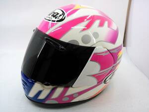 【送料無料】希少モデル Arai アライ RAPIDE-E ラパイドE HARADA ハラダ Lサイズ スモークシールド付き 当時物 原田哲也