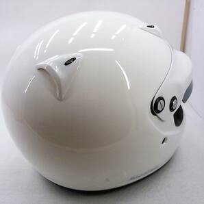 【送料無料】使用極わずか 美品 Arai アライ GP-5WP WHITE ホワイト Lサイズ 59-60cm 元箱付き ヘルメット 4輪用 カートの画像6